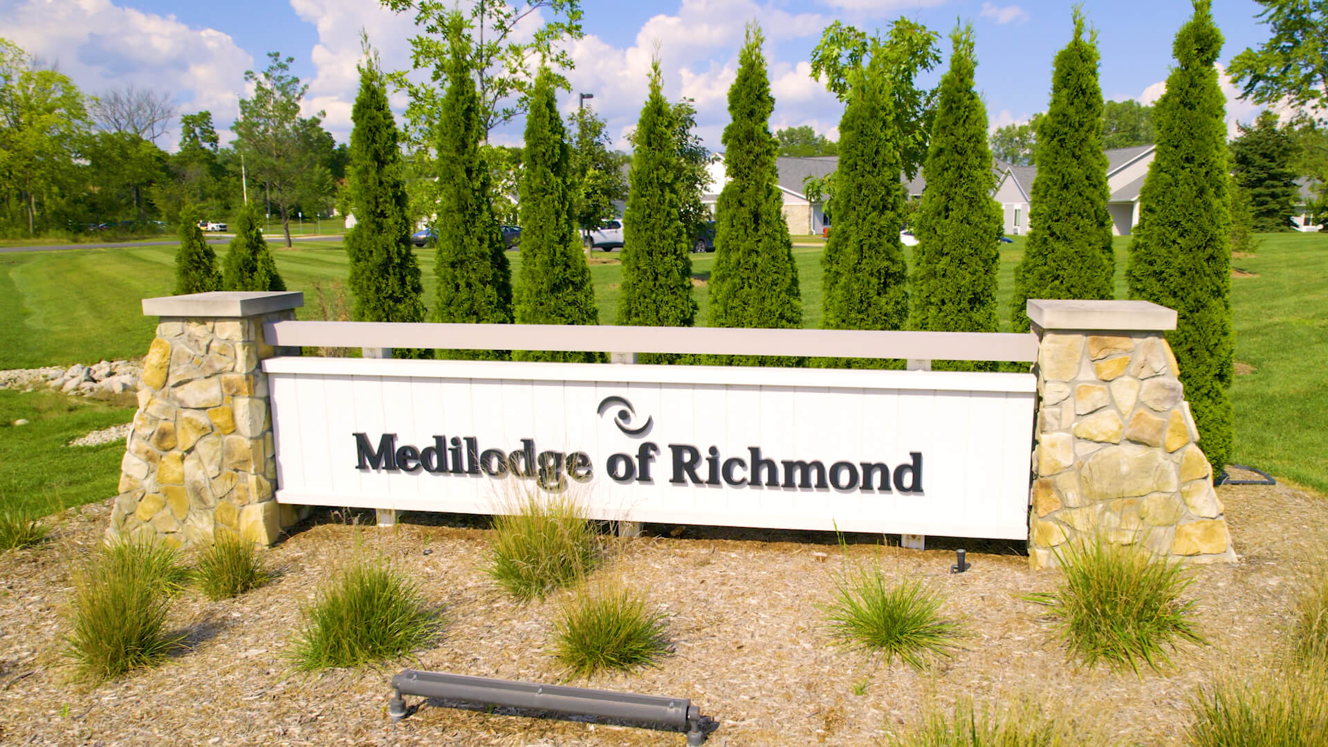Medilodge of Richmond sign in front of the building.